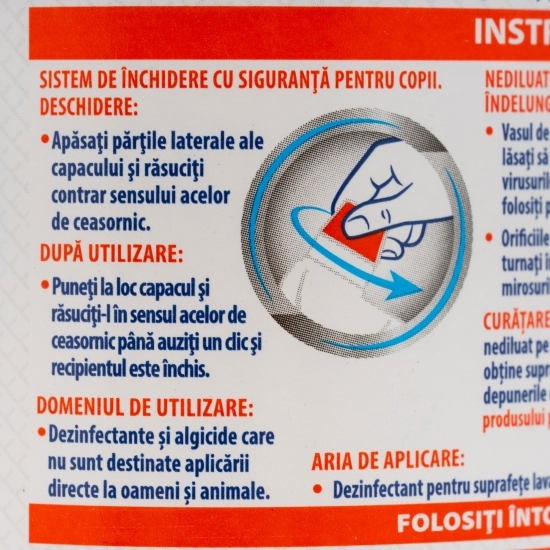 Dezinfectant gel Thick Bleach White Shine 0.75l