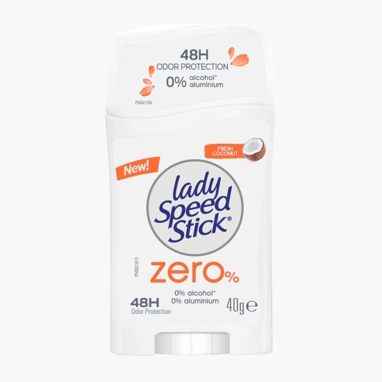 Deodorant solid Zero% Fresh Coconut 40g