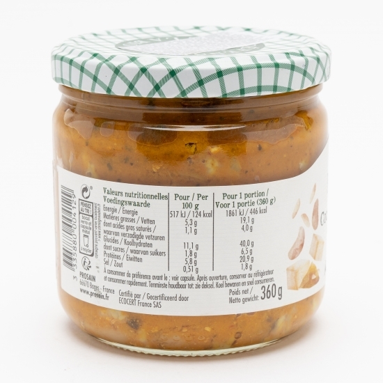 Mâncare eco indiană cu fasole albă tofu și curcuma 360g