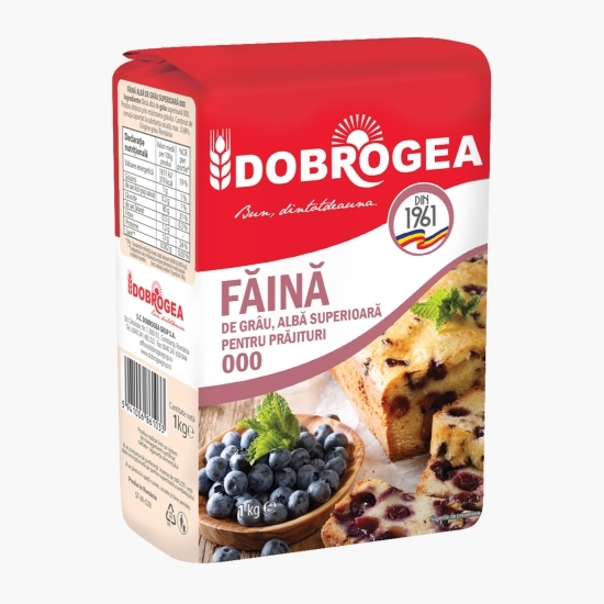 Făină albă de grâu 000 prăjituri 1kg