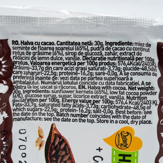 Halva cacao 30g