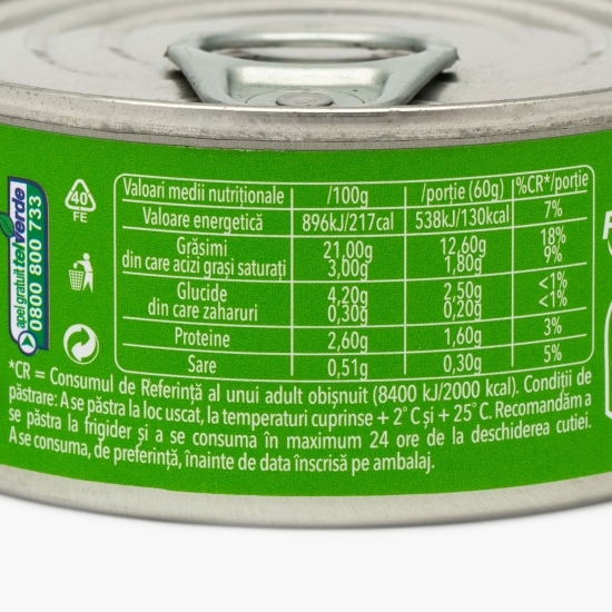 Pastă vegetală tartinabilă cu ciuperci 120g