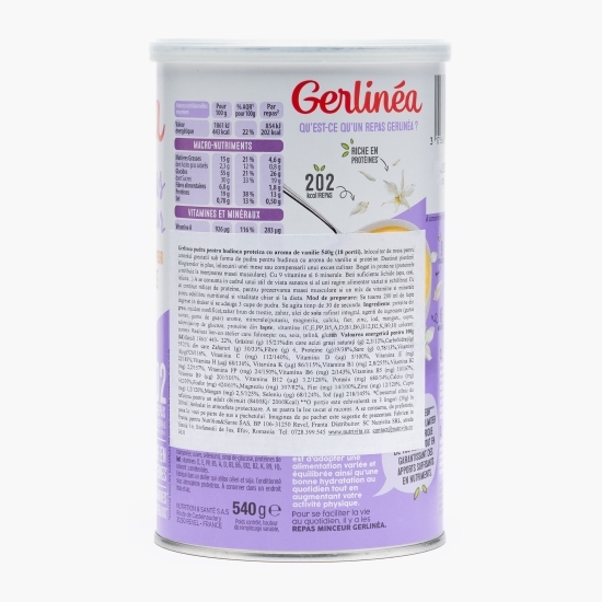 Budincă proteică cu aromă de vanilie, 18 porții, 540g