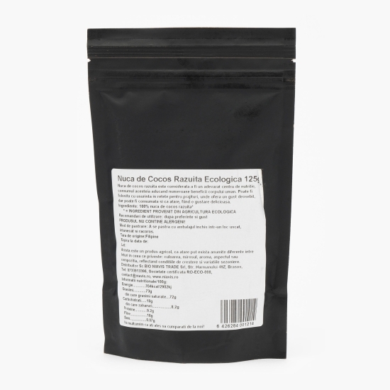 Nucă de cocos răzuită ecologică 125g