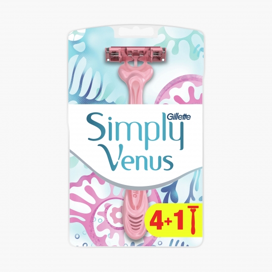 Aparat de ras de unică folosință Simply pentru femei 5 buc