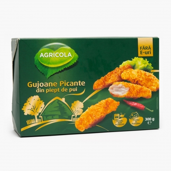 Gujoane picante din piept de pui 300g