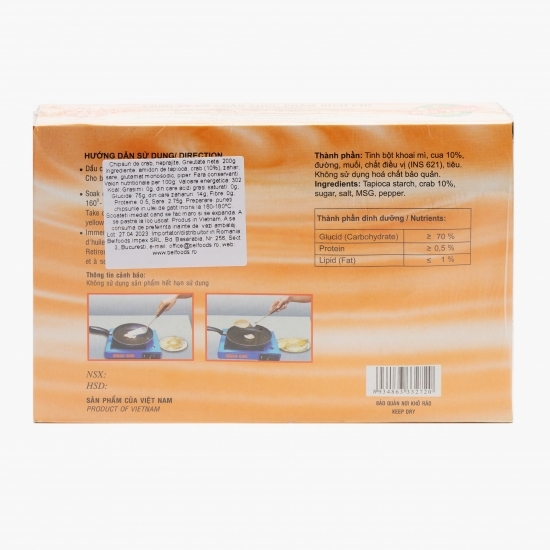 Chipsuri de crab crude 200g