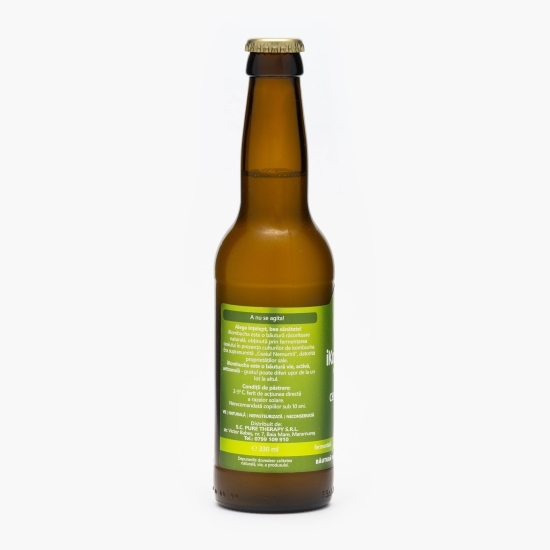 Kombucha băutură probiotică energizantă cu ceai verde 330ml