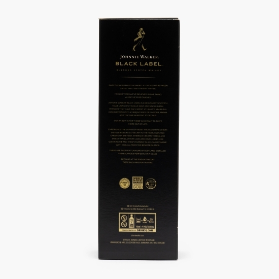 Blended Whisky Black Label 12 YO, 40%, Scotland, 1l + cutie