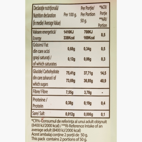 Merișor îndulcit parțial deshidratat 100g