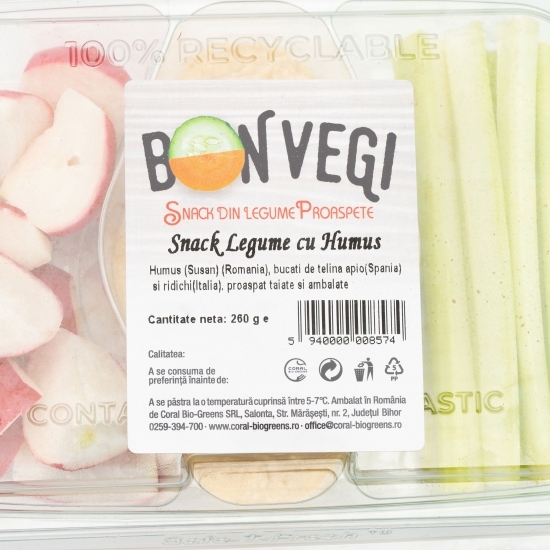 Snack legume cu humus 260g