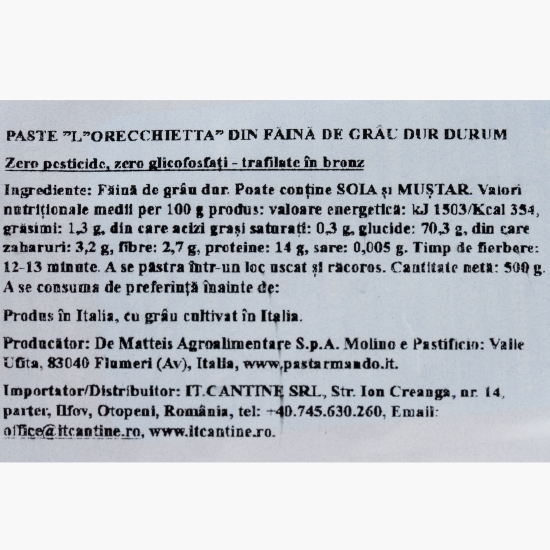 Paste L'Orecchietta, 500g