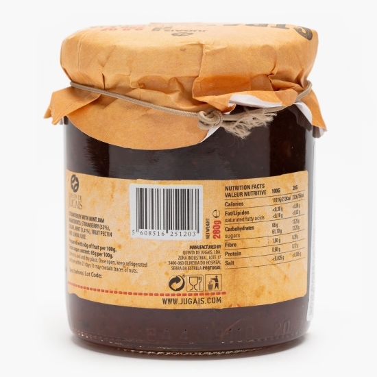 Gem tradițional Portughez de căpșuni cu mentă 280g