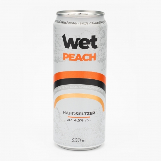 Seltzer cu aromă de piersică 4.5% alc. doză 0.33l