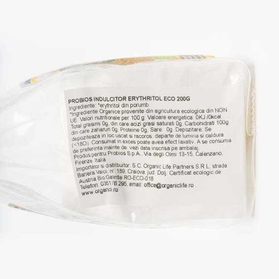 Îndulcitor Erythritol eco 200g