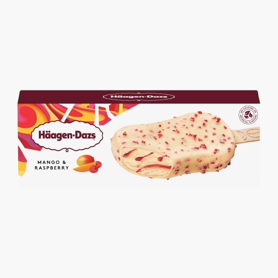 Înghețată stick cu mango și zmeură 80ml