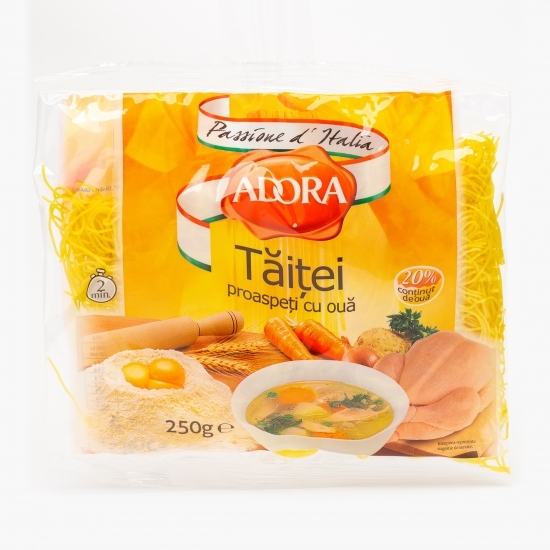 Paste proaspete cu ouă, tăiței 250g