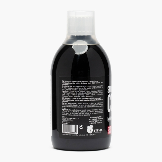 Colagen lichid Smart Collagen Active Recovery, aromă de struguri, 0.48l