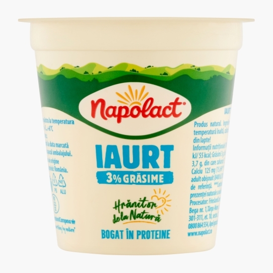 Iaurt Numa Bun 3% grăsime pahar 140g