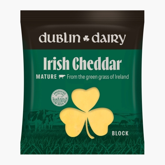 Brânză Irish Cheddar White (alb) maturată minim 9 luni, 200g
