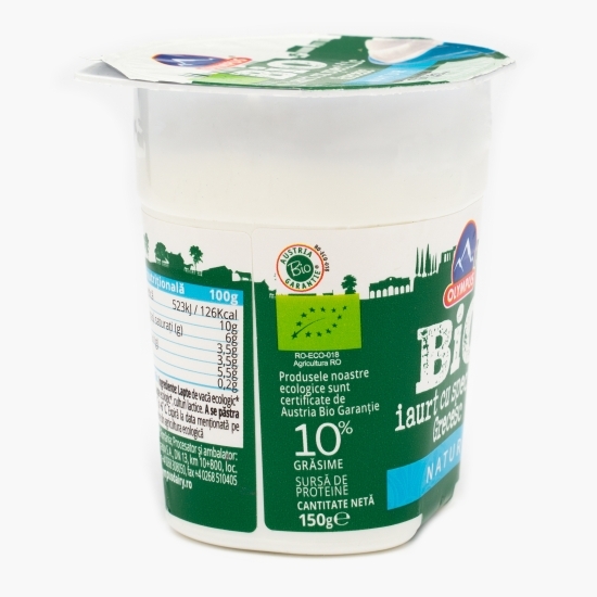 Iaurt eco natur cu specific grecesc, 10% grăsime 150g