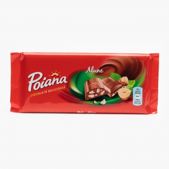 Ciocolată cu alune mărunțite 90g