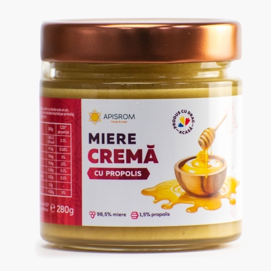 Miere cremă cu propolis 280g