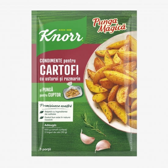 Condimente pentru cartofi cu usturoi și rozmarin Punga Magică 30g