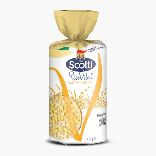 Rondele de porumb cu sare de mare 100g