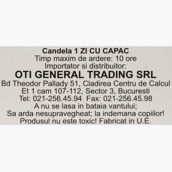 Candelă cu capac anti ploaie 3 buc/set
