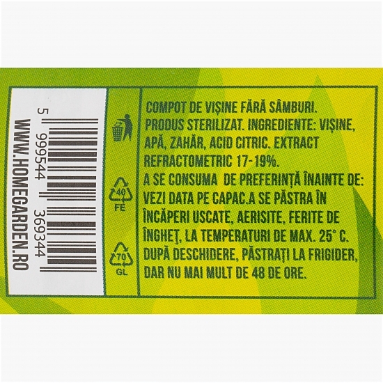 Compot de vișine 700g