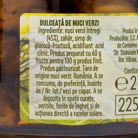 Dulceață de nuci verzi 270g