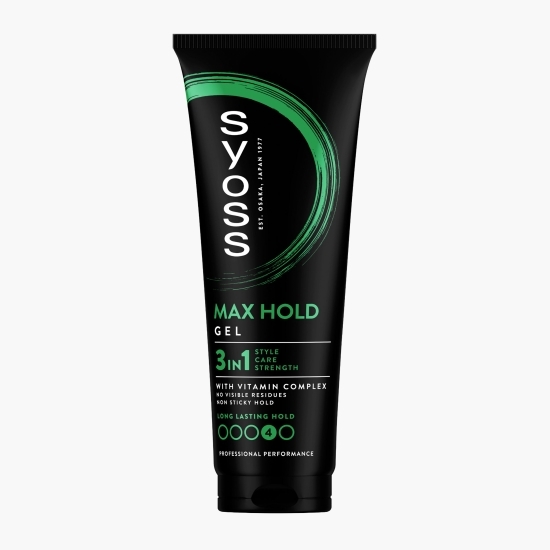 Gel de păr Max Hold pentru fixare puternică 250ml