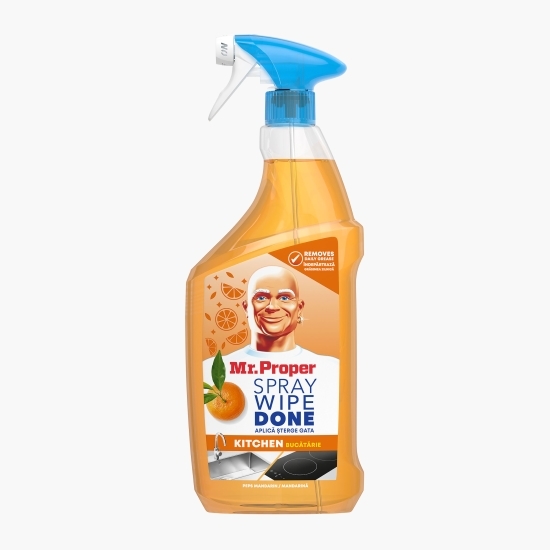 Detergent universal spray pentru curățarea suprafețelor din bucătărie Mandarin, 0.8l