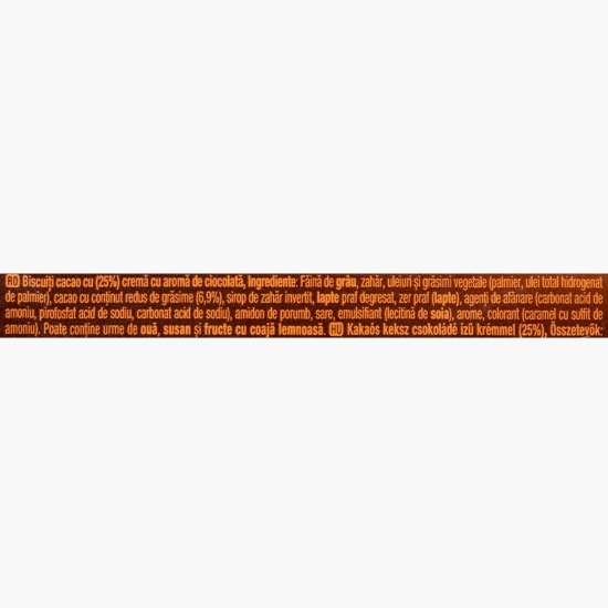 Biscuiți cacao cu cremă cacao 61g