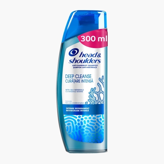 Șampon antimătreață Deep Cleanse Scalp Detox cu săruri minerale marine 300ml