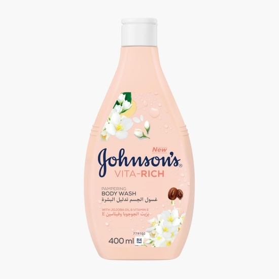 Gel de duș hrănitor cu ulei de jojoba și vitamina E 400ml