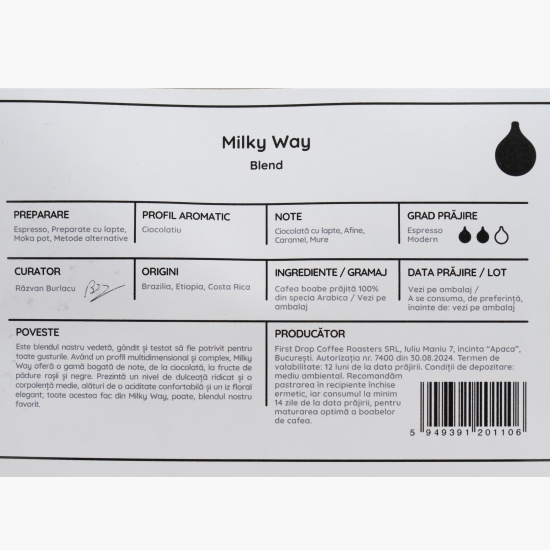 Milky Way Blend 500g cafea de specialitate boabe