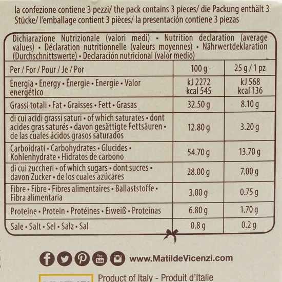 Rulouri din foietaj crocant umplute cu cremă de alune 3x25g
