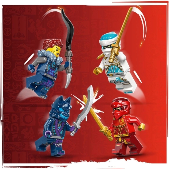 Robotul stihie de foc al lui Kai, 71808 Ninjago Dragons Rising, 322 piese, +7 ani