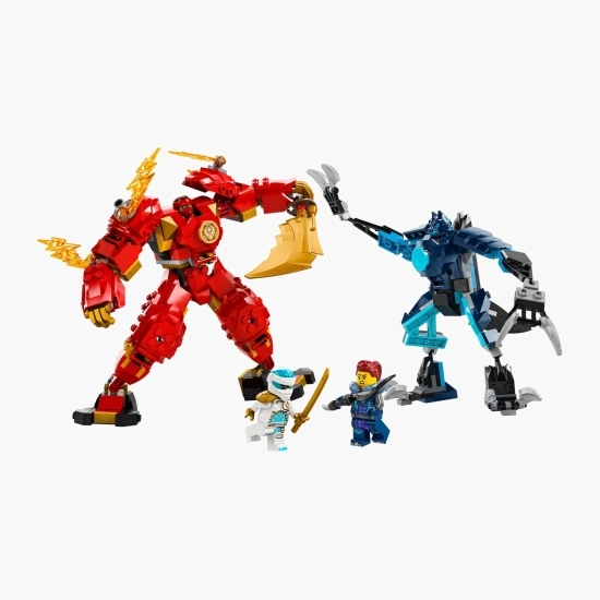 Robotul stihie de foc al lui Kai, 71808 Ninjago Dragons Rising, 322 piese, +7 ani
