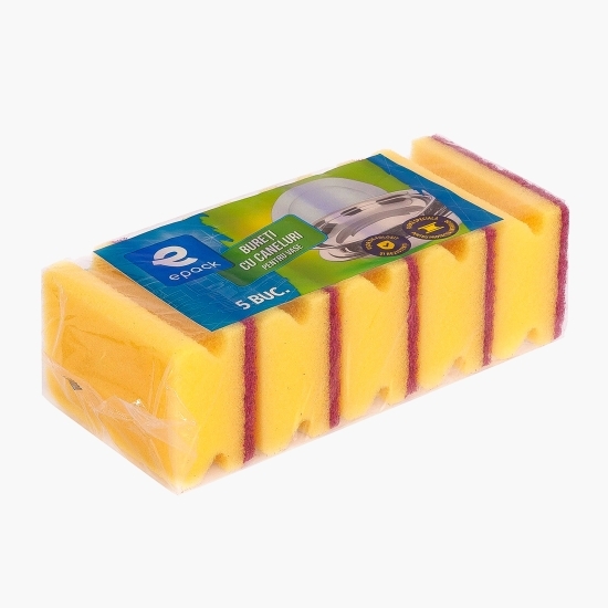 Bureți pentru vase cu caneluri 5buc
