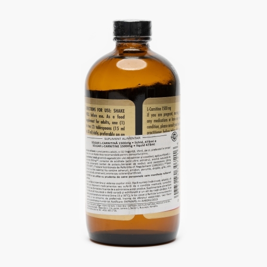 L-Carnitină lichidă 1500mg, 473ml 