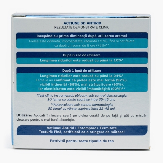 Cremă antirid de noapte, Hyaluronic 3D, 50ml