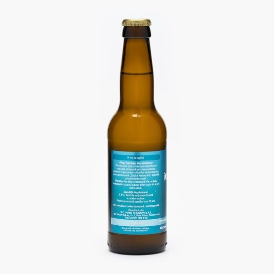 Kombucha băutură probiotică energizantă cu mentă 330ml