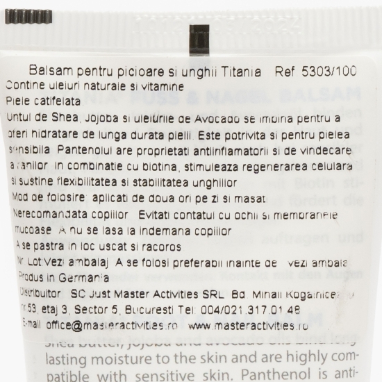 Balsam pentru picioare și unghii 100ml