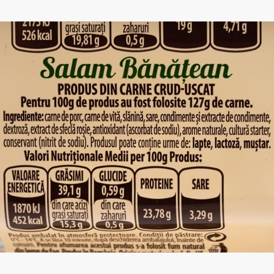 Salam trio-pack Sinaia, Chorizo, Bănățean 150g