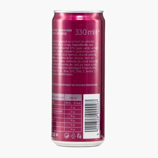 Băutură carbogazoasă cireșe, doză 330ml