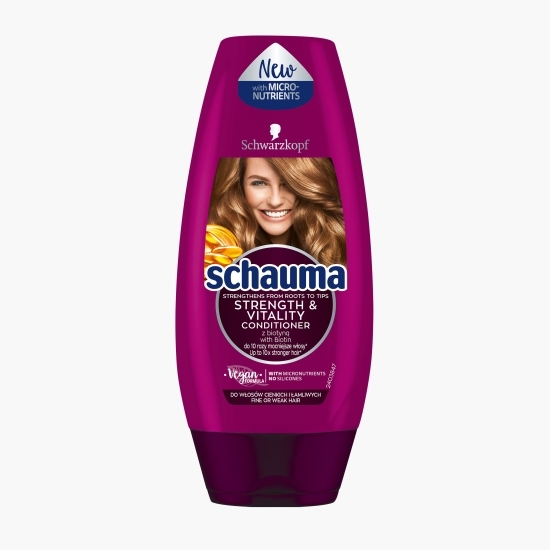Balsam Strength & Vitality pentru păr subțire 200 ml