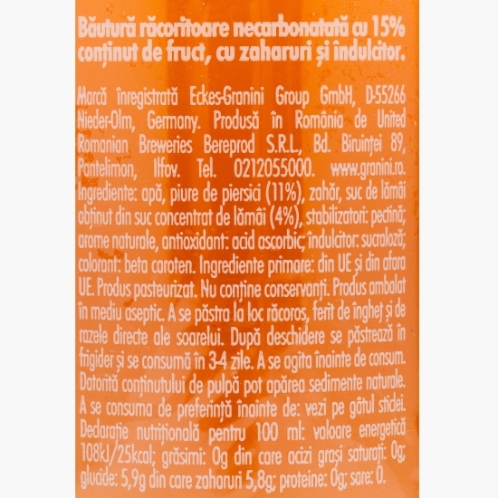Băutură necarbogazoasă cu piersică 0.33l